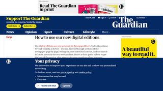 
                            6. How to use the new Guardian and Observer digital editions | Help ...