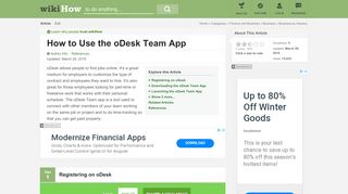 
                            12. How to Use the oDesk Team App (with Pictures) - wikiHow