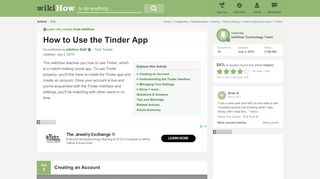 
                            5. How to Use Tinder For Beginners - wikiHow