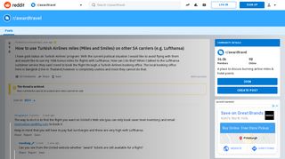
                            8. How to use Turkish Airlines miles (Miles and Smiles) on other SA ...