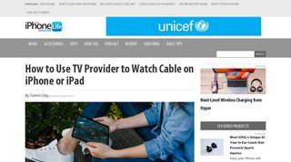
                            10. How to Use TV Provider to Watch Cable on iPhone or iPad - iPhone Life