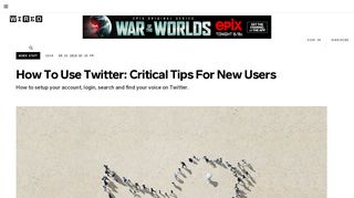 
                            8. How To Use Twitter: Critical Tips For New Users | WIRED