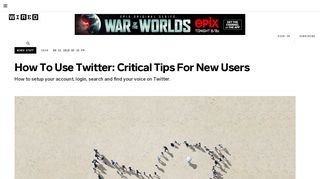 
                            13. How To Use Twitter: Critical Tips For New Users | WIRED