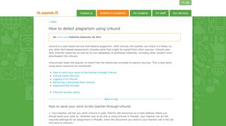 
                            13. How to use Urkund and prevent plagiarism