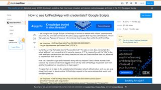 
                            1. How to use UrlFetchApp with credentials? Google Scripts - Stack ...