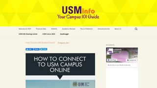 
                            8. How To Use USM Student Email? | USMinfo