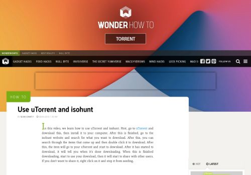 
                            11. How to Use uTorrent and isohunt « Torrent :: WonderHowTo