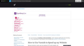 
                            4. How to Use Varnish to Speed up my Website (Symfony Docs)