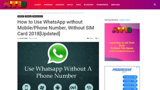 
                            12. How to Use WhatsApp without Mobile/Phone Number, Without SIM ...