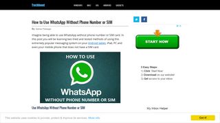 
                            11. How to Use WhatsApp Without Phone Number or SIM