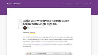 
                            9. How to Use WordPress Single Sign On with your Website