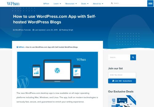 
                            9. How to use WordPress.com App with Self-hosted WordPress Blogs ...