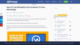 
                            7. How To Use Workplace by Facebook To Your Advantage
