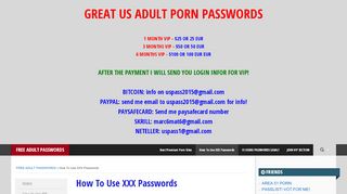 
                            4. How To Use XXX Passwords - FREE ADULT PASSWORDS