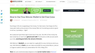 
                            10. How to Use Your Bitcoin Wallet to Get Free Coins - 99Bitcoins