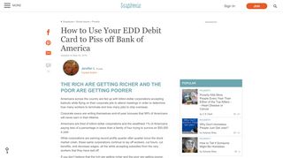 
                            13. How to Use Your EDD Debit Card to Piss off Bank of America ...