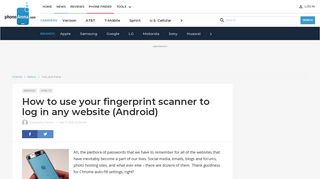
                            3. How to use your fingerprint scanner to log in any website (Android ...