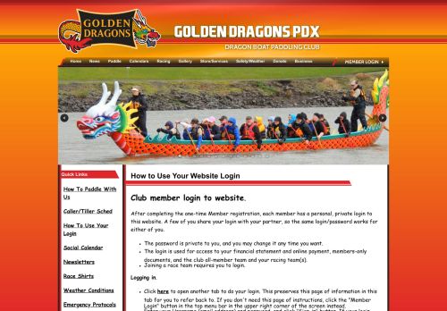 
                            4. How To Use Your GD Login - Golden Dragons PDX
