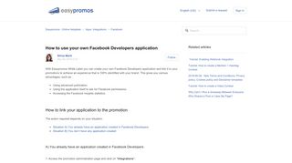 
                            11. How to use your own Facebook Developers application – Easypromos ...
