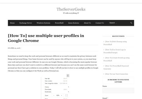 
                            11. [How To] Using Multiple profiles in Chrome | TheServerGeeks