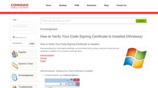 
                            8. How to Verify Your Code Signing Certificate Is Installed (Windows ...