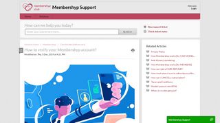 
                            7. How to verify your Membershyp account? : Membershyp Support