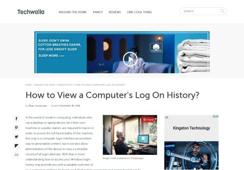 
                            8. How to View a Computer's Log On History? | Techwalla.com