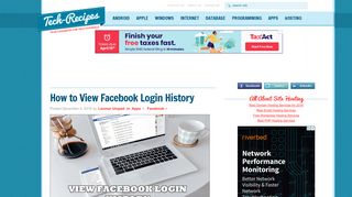 
                            7. How to View Facebook Login History - Tech-Recipes