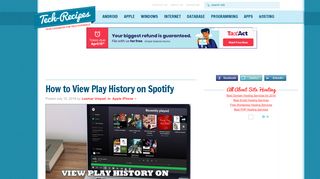 
                            7. How to View Play History on Spotify - Tech-Recipes