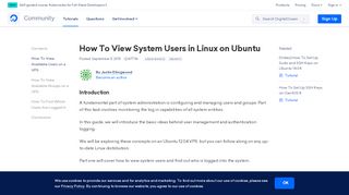 
                            8. How To View System Users in Linux on Ubuntu | DigitalOcean