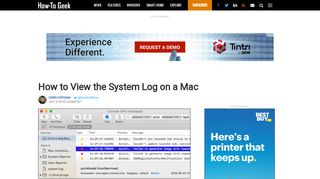 
                            8. How to View the System Log on a Mac