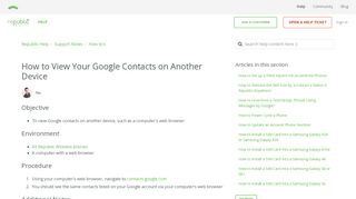 
                            11. How to View Your Google Contacts on Another Device – Republic Help