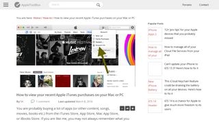 
                            8. How to view your recent Apple iTunes purchases on your Mac or PC ...