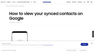 
                            4. How to view your synced contacts on Google | Samsung Support ...