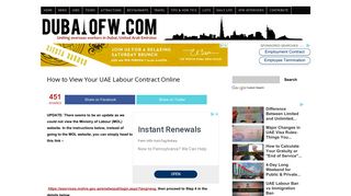 
                            13. How to View Your UAE Labour Contract Online | Dubai OFW