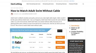 
                            13. How to Watch Adult Swim Without Cable - Cordcutting.com