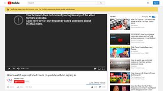 
                            6. How to watch age restricted videos on youtube without signing in ...