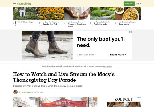 
                            8. How to Watch and Live Stream Macy's Thanksgiving Day Parade