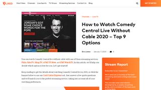 
                            10. How to Watch Comedy Central Without Cable - Your Top 7 Options