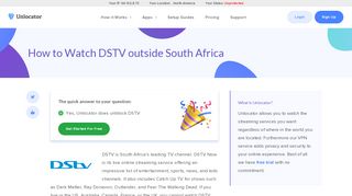 
                            10. How to Watch DSTV outside South Africa - Unlocator