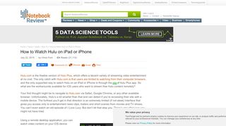 
                            12. How to Watch Hulu on iPad or iPhone - Notebook Reviews