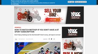 
                            13. How to watch MotoGP if you don't have a BT Sport subscr ...