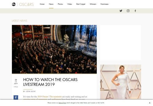 
                            5. How to Watch The Oscars Livestream 2019 - Oscars 2019 News | 91st ...