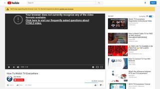 
                            13. How To Watch TV Everywhere - YouTube