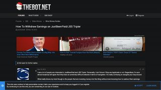 
                            7. How To Withdraw Earnings on JustBeenPaid/JSS Tripler | Make Money ...