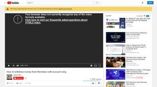 
                            5. How to withdraw money from Remitano with account wing - YouTube
