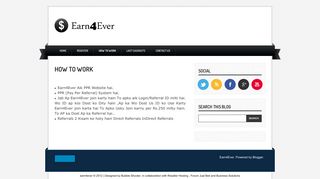
                            12. How To Work | earn4ever