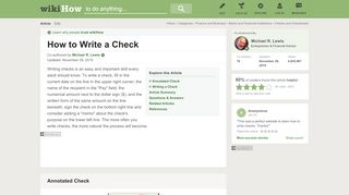
                            10. How to Write a Check: 6 Steps (with Pictures) - wikiHow