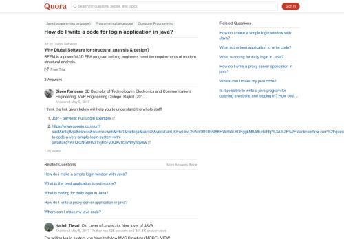 
                            13. How to write a code for login application in java - Quora