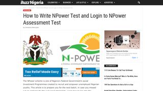 
                            13. How to Write NPower Test and Login to NPower Assessment Test